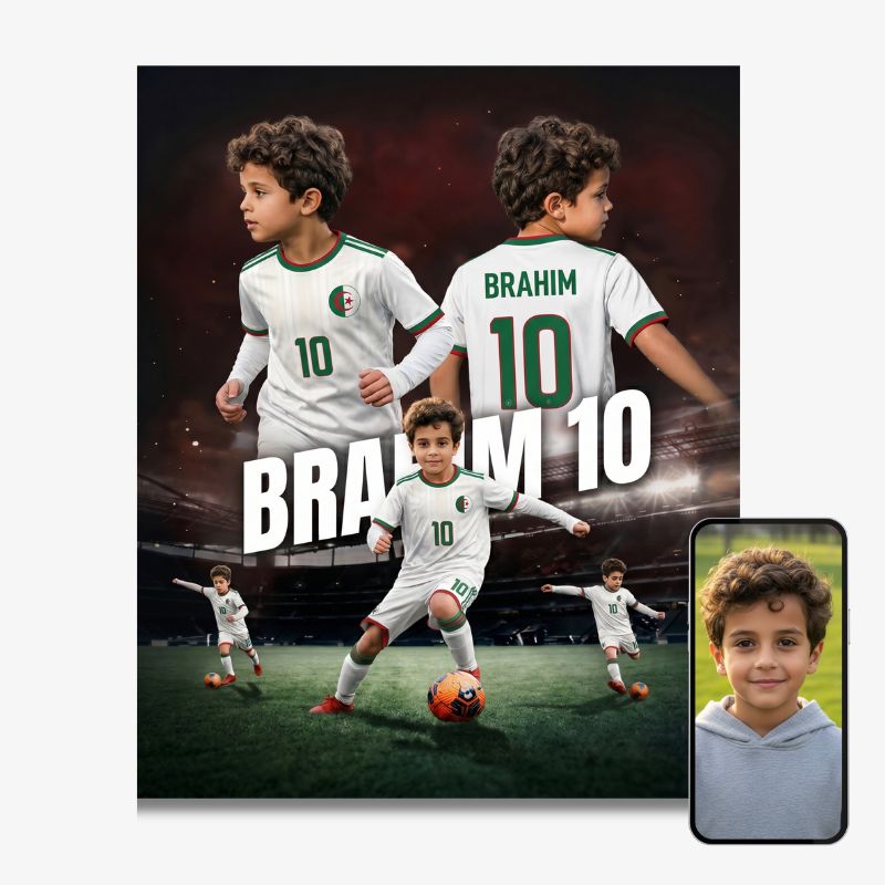 La star du football