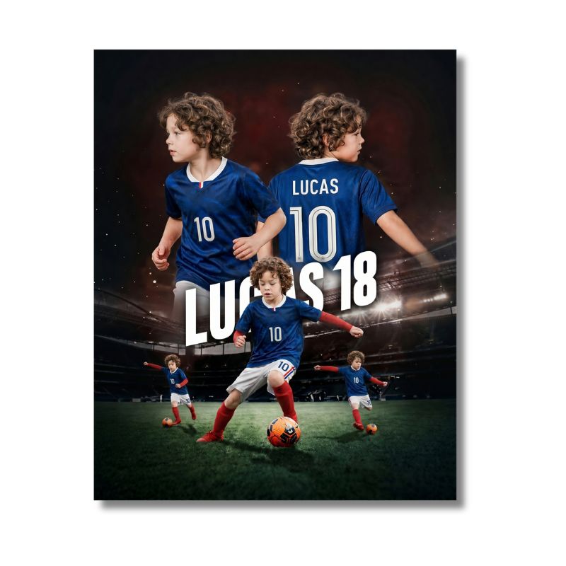 La star du football