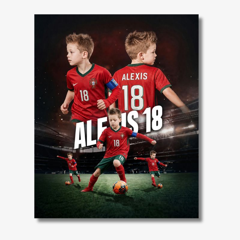 La star du football