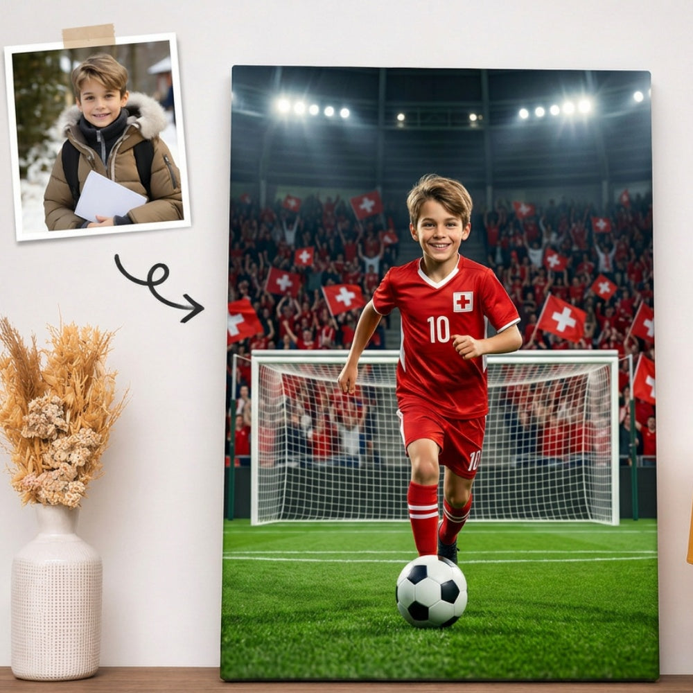 La star du football